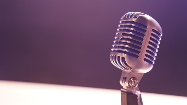 Photo of microphone